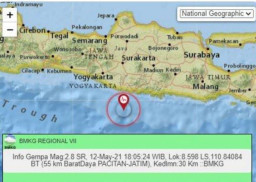 Pas Buka Puasa, Pacitan Digoyang Gempa