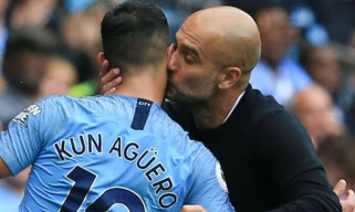 Guardiola Menangis Melepas Kepergian Aguero ke Barcelona