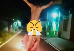 Bermaksud Bercanda, Bugil di Atas Motor, Kini Terancam 10 Tahun Penjara