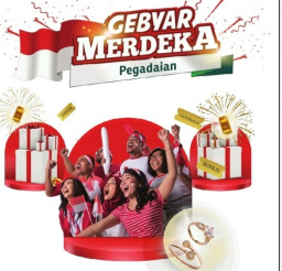 HUT RI ke-76, Transaksi di Pegadaian Cashback Hingga 45%
