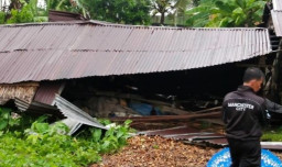 Bayi Berusia Empat Bulan Menjadi Korban Angin Kencang di Indragiri Hilir