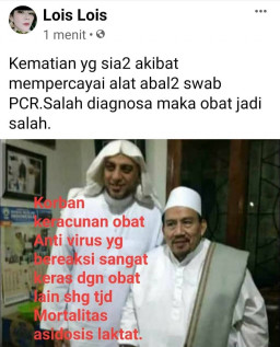 Lois Sebut Kematian Syekh Ali Jaber Sia-Sia