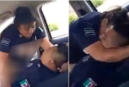 Dua Anggota Polisi Berhubungan Intim Dalam Mobil Dinas, Videonya Viral