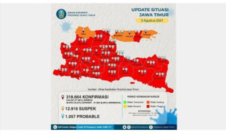 Jawa Timur Konsisten Sumbang Kasus Covid 19 Tertinggi di Indonesia