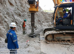 Kementerian PUPR Bangun Bendungan Tiga Dihaji di Sumsel