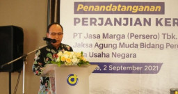 Jasa Marga Tandatangani Perjanjian Kerja Sama dengan Jaksa Agung Muda