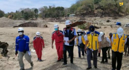 Bendung Mena Diperbaiki untuk Pemulihan Suplai Air Irigasi