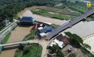 Kementerian PUPR Terus Tingkatkan Layanan Daerah Irigasi Bendung Glapan