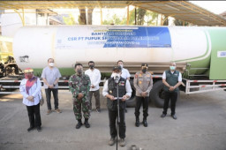 Jabar Terima 10 Ton Oksigen dari PT Pusri