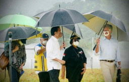 Jokowi Kunjungi Pusat Persemaian Modern dengan Dukungan Air Baku