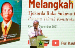 Peluncuran Biografi Penemu Teknik Sosrobahu, Tjokorda Sukawati, Basuki: Teladani!