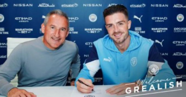 Dikontrak Rp 1,9 T, Jack Grealish Resmi Merumput di Manchester City