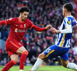 Brighton Imbangi Liverpool di Anfield
