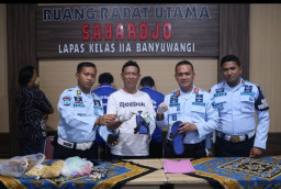 Ojol Antar Sandal Jepit Isi Sabu, Gagal Masuk Lapas Banyuwangi