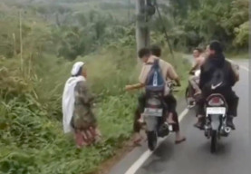 Bocil yang Viral Menendang Nenek, Jadi Tersangka