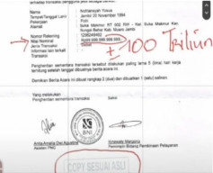 Brigadir Yosua Punya Uang Rp 100 Triliun?
