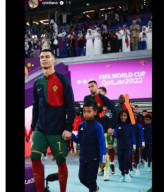 Ronaldo Gandeng Anak Asal Sukoharjo saat Portugal vs Ghana