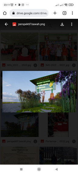 Wisata Kelengkeng Sidoarjo Terlihat Cantik dari Jauh, Gapura yang di Bangun Untag Sangat Indah