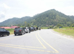 Ruas Silangit - Parapat Kini Lebih Lancar