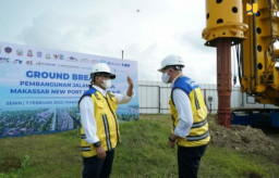 Jalan Akses Tol Makassar New Port Tahap I dan II Mulai Konstruksi