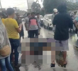 Seorang Wartawan dan Istri Tewas Terlindas Truk Tronton