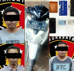 Tiga Sekawan Kompak Curi Motor, Ditangkap saat Ngopi di Warkop