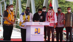 Jembatan Air Lontar di OKU, Diresmikan