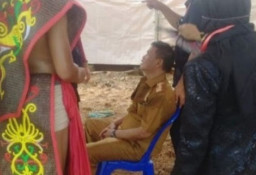 Cuaca Sangat Panas, Gubernur Sulteng Pingsan di Titik Nol IKN