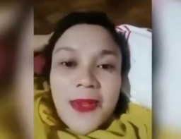 Hina Ibu Negara sambil Meludah,  Elshanita Ditangkap Polisi saat Pakai Daster