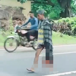 Viral Video Pria Menenteng Kepala Wanita, ternyata Bukan di Indonesia, Ini Faktanya