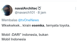 Jokowi Apresiasi Indonesia Ekspor Mobil, Netizen: Kirain Esemka