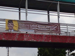 Spanduk Dukungan Luhut Maju Pilpres Mulai Bertebaran