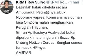 Soal Kacaunya MyPertamina, Roy Suryo: Negara Dikelola Amburadul