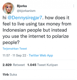 Identitas Buzzer Denny Siregar pun juga Diungkap Bjorka