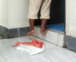 Keset Pakai Bendera Merah Putih, Langsung Diperiksa Polisi