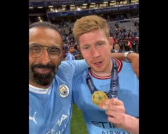 Manchester City Juara Liga Champions, Para Pemainnya Ucapkan Alhamdulillah