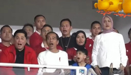 Jokowi dan Ibu Negara Gemas