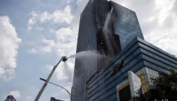 Kebakaran di Gedung K-Link Berhasil Dipadamkan