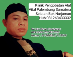 Pengobatan Alat Vital Palembang Bapak Nurjaman, Terbaik dan Terbukti Hub:081263433332