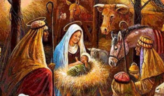 Adegan Kelahiran Yesus Tampilkan Dua Ibu,