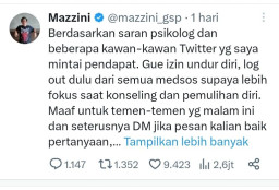 Usai Sukses Viralkan Kasus Anak AKBP Achiruddin, Akun @mazzini_gsp Pamit, Ada Apa?