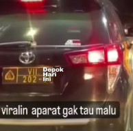 Viral Mobil Berplat Dinas Polisi Tak Mau Bayar Tol