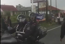 Usai Tabrak Santri, Harley Davidson Melarikan Diri