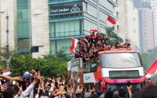 Konvoi Timnas Garuda di Surabaya Diganti Meet & Greet