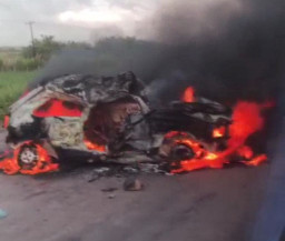 Kendaraan Umum vs Truk Trailer Tabrakan, Lima Orang Tewas di Tempat