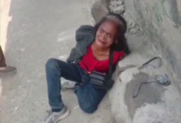 Kepergok Mencuri, Wanita Paruh Baya Diikat Warga