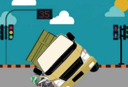 Viral di Medsos, Tiga Siswa Terlindas Truk Fuso