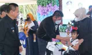 Gubernur dan Pj. Bupati Muara Enim Ajak Kampanyekan Kembali Kesehatan Balita