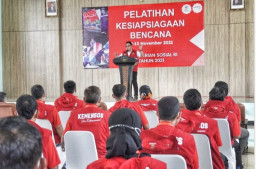Latih 60 Tagana, Mensos: SDM Perlu Kemampuan Analisis Situasi Bencana
