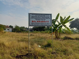 Tanpa Sepengetahuan,  Tanah Milik Iwan Saputro Didaftarkan Lelang Orang Lain